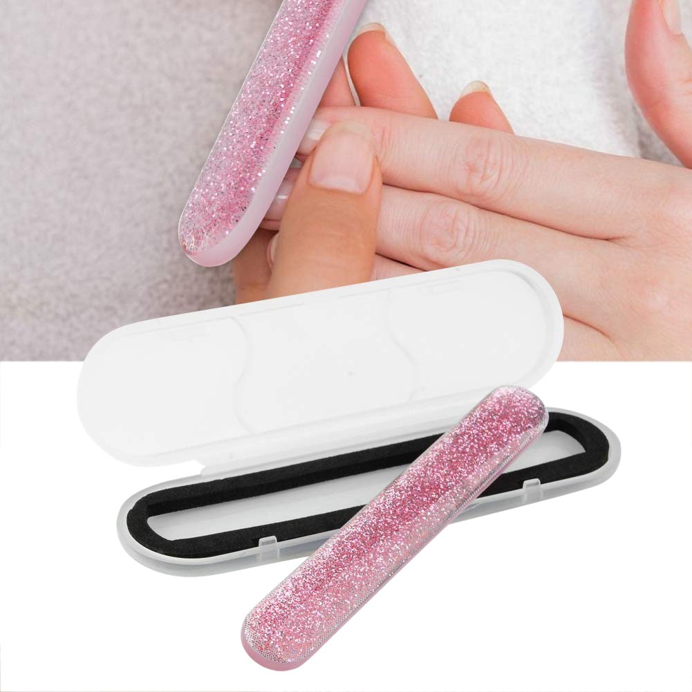 Dũa móng thủy tinh nano mini kèm hộp đựng
