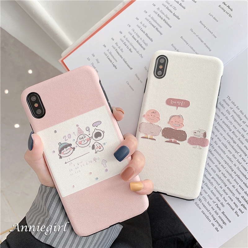 Ốp điện thoại in hình Snoopy Charlie Lucy đáng yêu cho iphone 6 6s 6+ 6s+ 7 7+ 8 8+ X Xs Xr XSMax