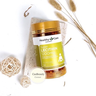 [MẪU MỚI] [Date 2024] MẦM ĐẬU NÀNH HEALTHY CARE SUPER LECITHIN - CHUẨN ÚC TĂNG VÒNG 1 - 1200mg
