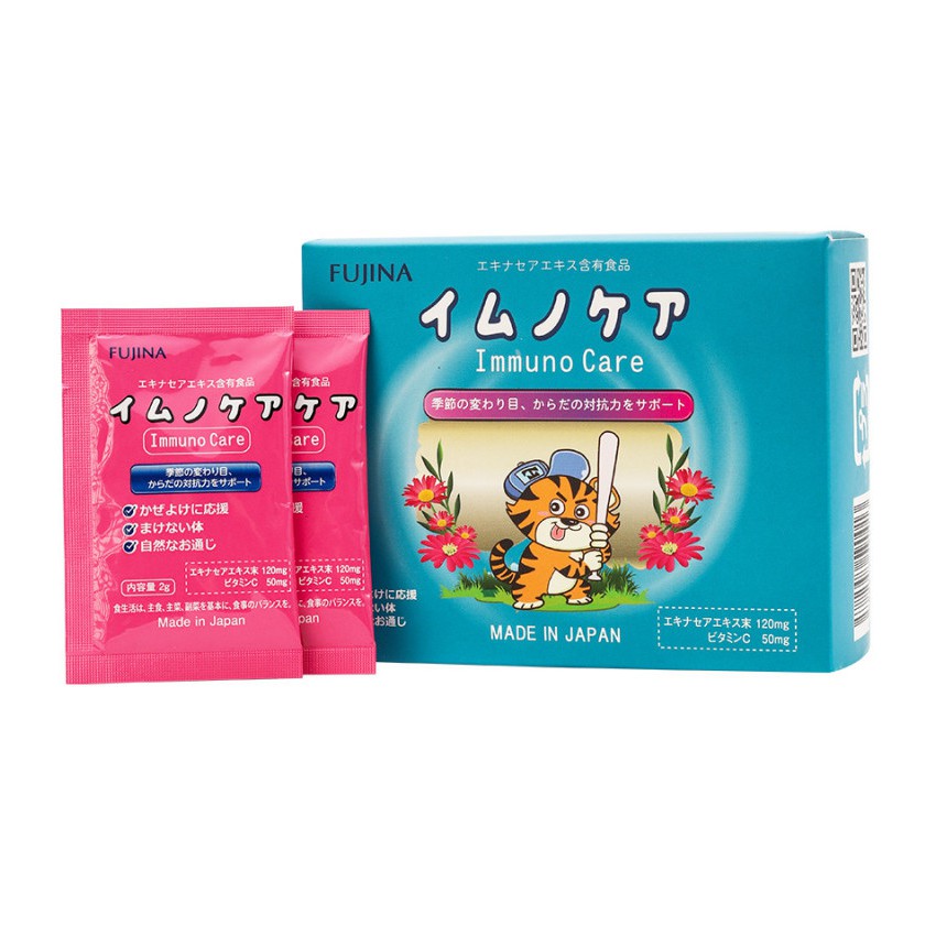 Immuno Care - hỗ trợ nâng cao sức đề kháng của trẻ. Xóa tan nỗi lo con hay ốm vặt, khó tiêu, biếng ăn