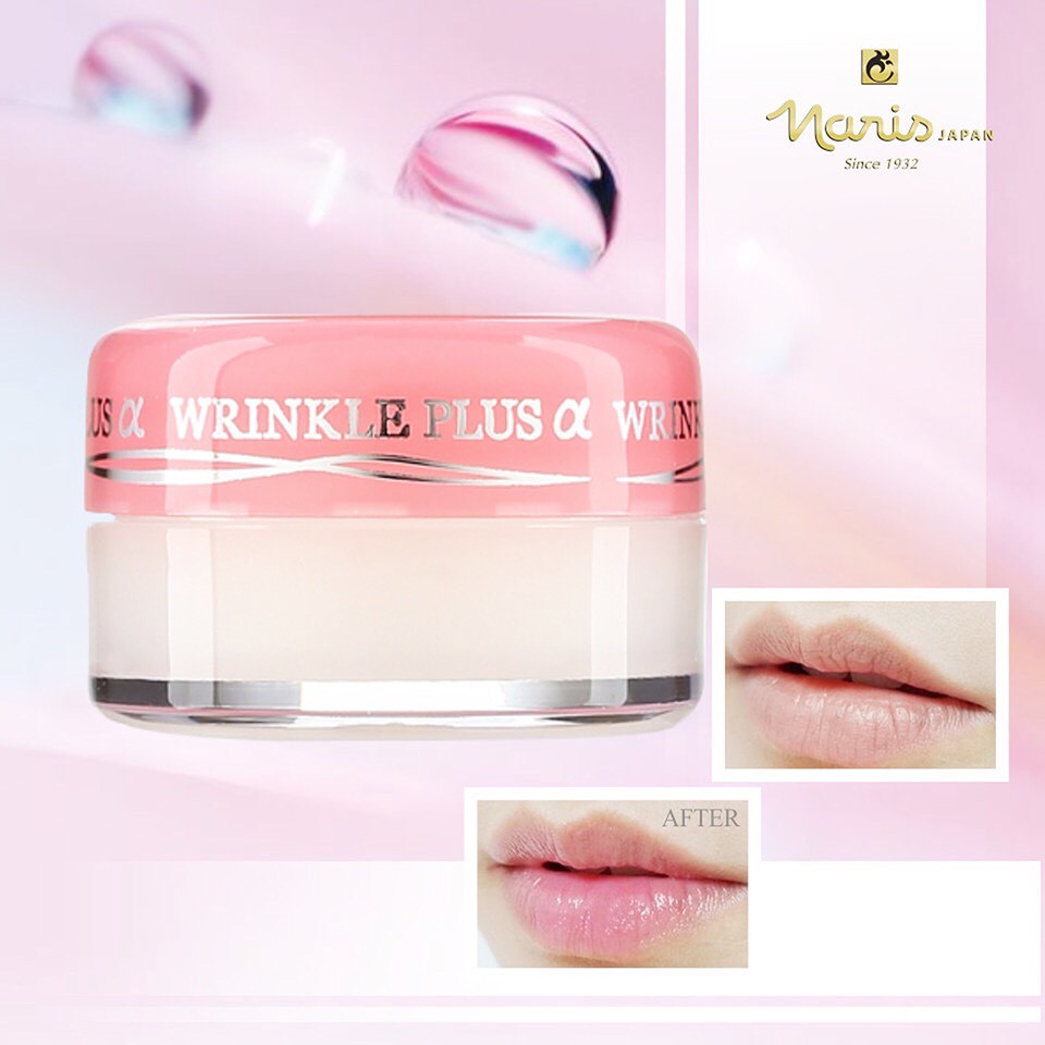 Combo Naris Wrinkle Plus dưỡng môi 10g &amp; Siêu chống nhăn mắt 20g