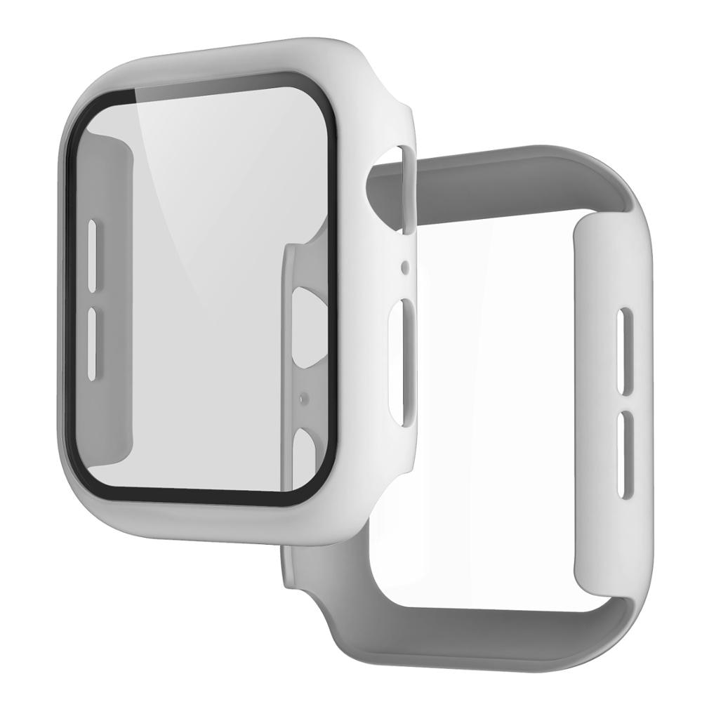 Vỏ bảo vệ tích hợp kính cường lực bảo vệ mặt đồng hồ thông minh Apple Watch 6 / Se / 5 / 4 / 3 / 2