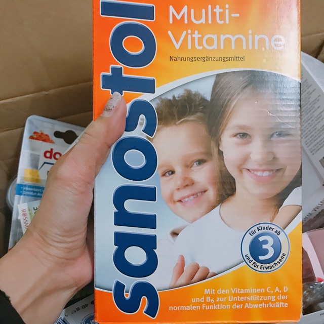 Vitamin tổng hợp Sanostol số 3 của Đức (Dành cho trẻ từ 3-6 tuổi)