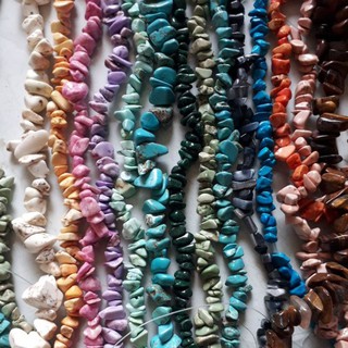 25_50gam dây đá vụn nhiều loại làm trang sức, cây cảnh handmade