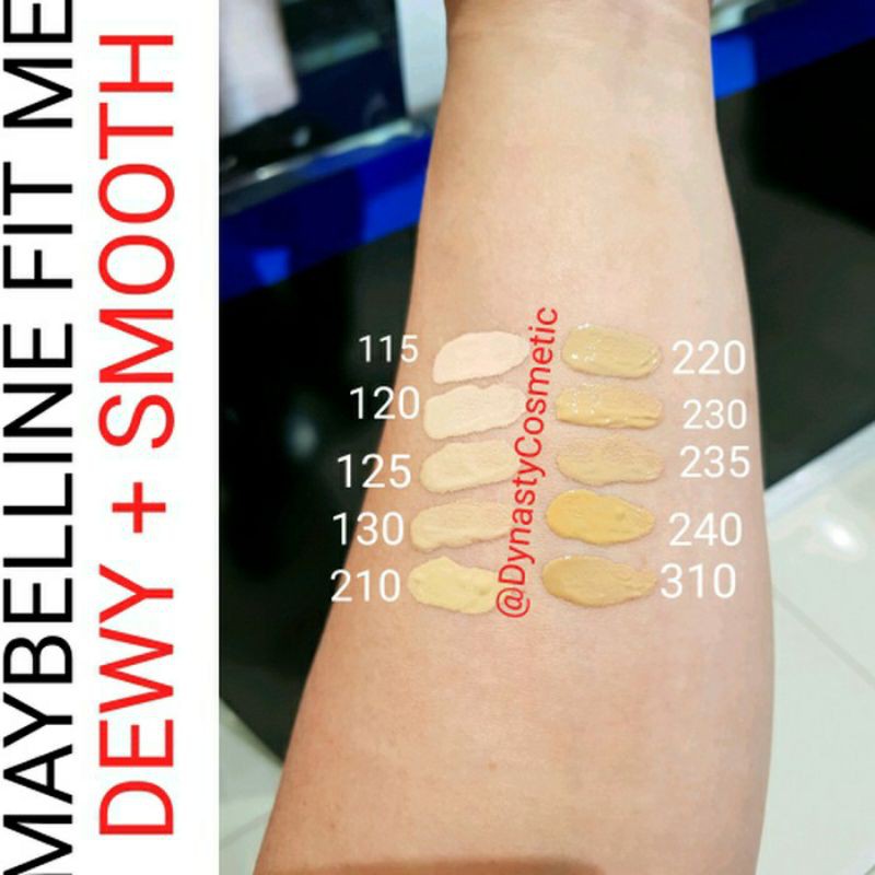 (Hàng Mới Về) Kem Nền Dạng Lỏng Maybelline Fit Me! Chống Nắng Spf 22