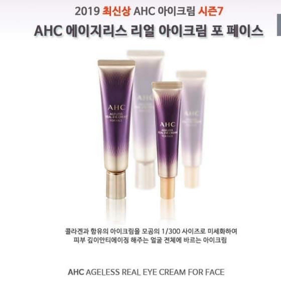 Kem dưỡng mắt AHC Ageless Real Eye Cream For Face | BigBuy360 - bigbuy360.vn