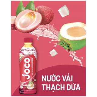 LỐC 6 CHAI JOCO VẢI THẠCH DỪA 450ml