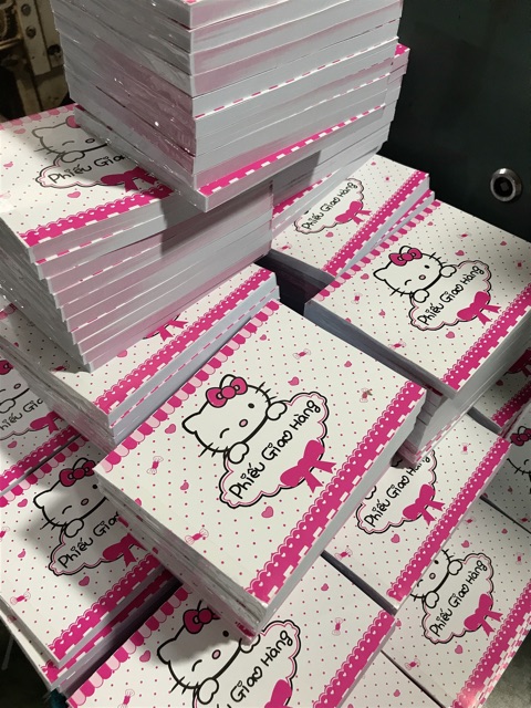Combo 20 quyển phiếu giao hàng hellokitty