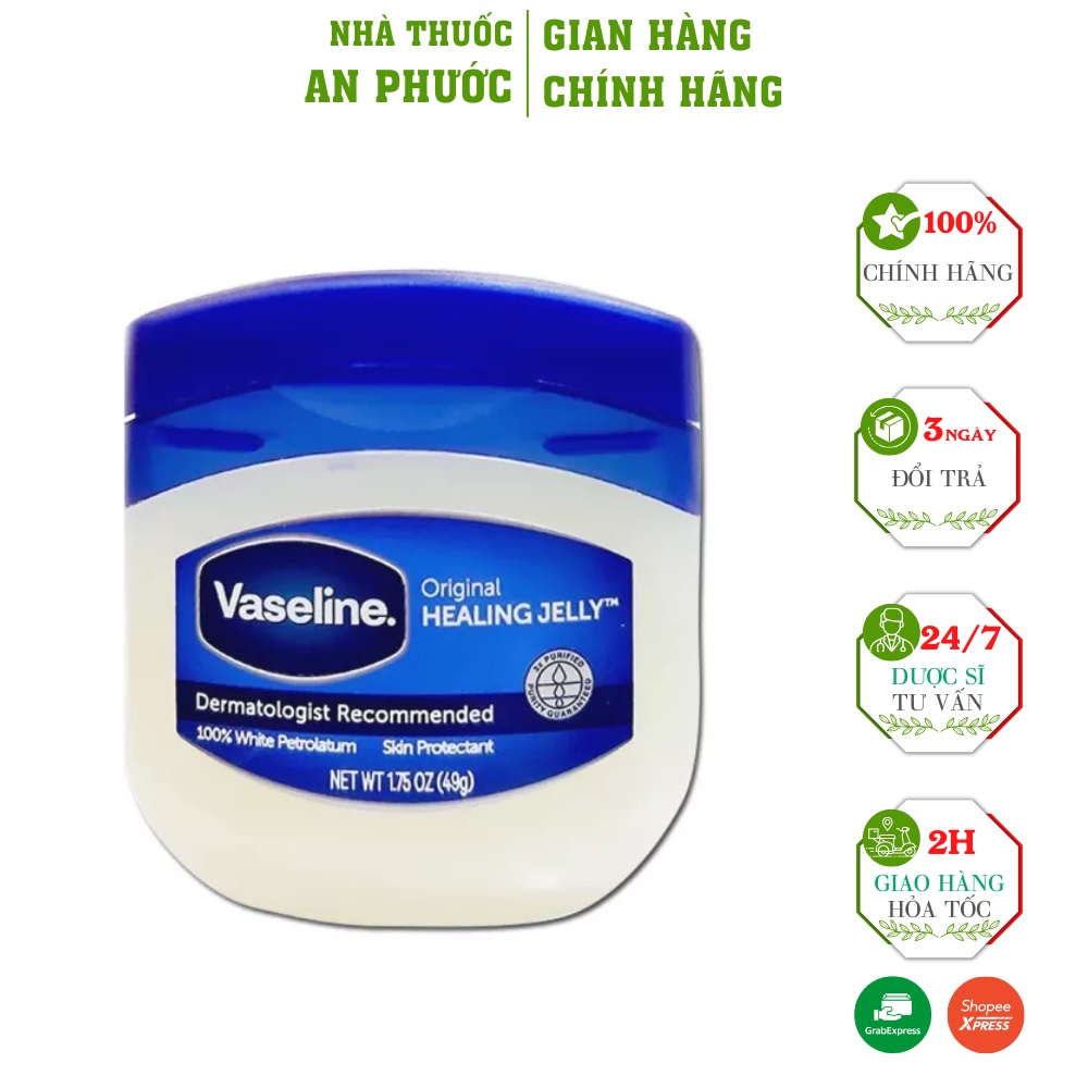 Sáp dưỡng  VASELINE ⚡ GIÁ RẺ BẤT NGỜ ⚡Sáp dưỡng chống nẻ, Dưỡng ẩm, dưỡng da ( 49g)