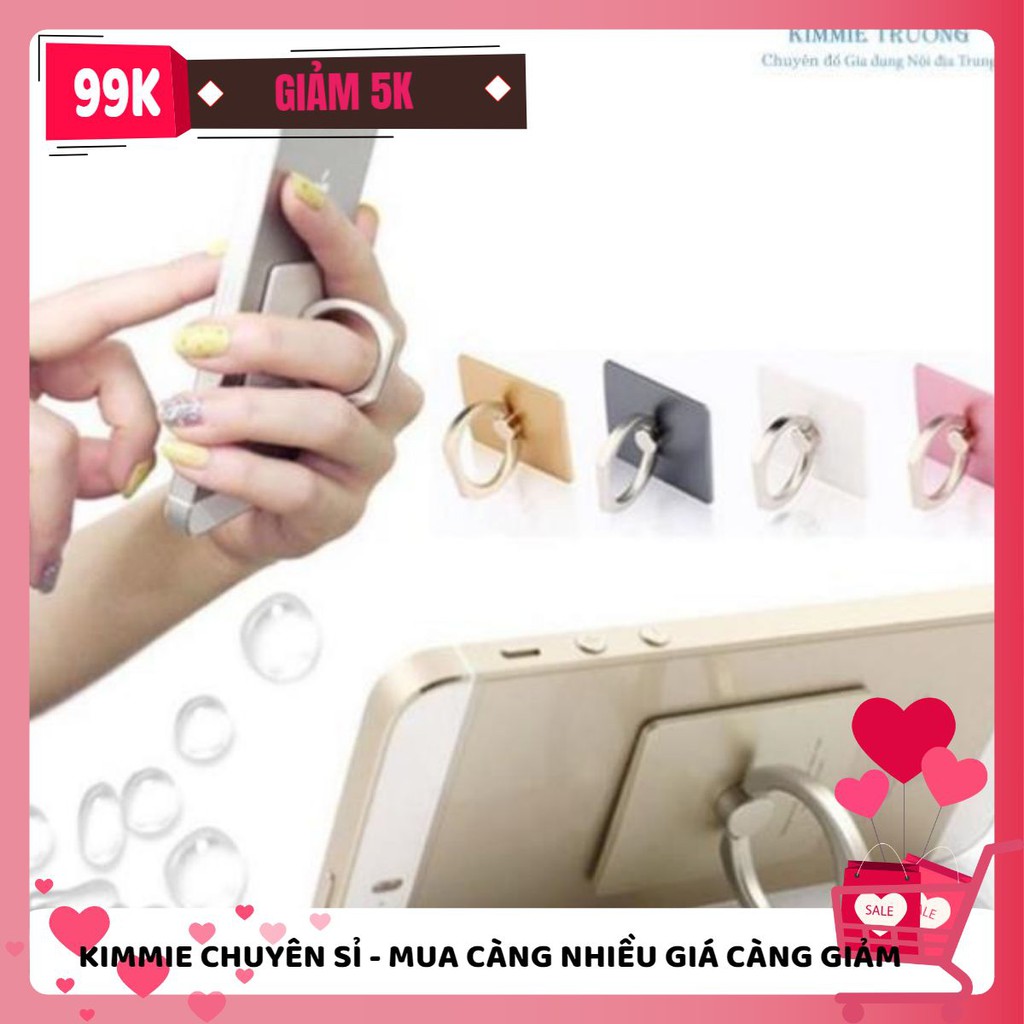 [MUA NHIỀU GIẢM GIÁ] [MÃ GIẢM KIMFAM5] GIÁ ĐỠ ĐIỆN THOẠI ĐA NĂNG HÌNH CHIẾC NHẪN IRING ( GIAO MÀU NGẪU NHIÊN )