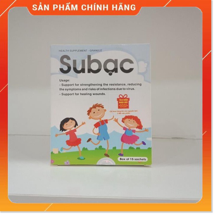 Cốm Subạc - Hỗ Trợ Tăng Sức Đề Kháng, Giúp Làm Lành Vết Thương