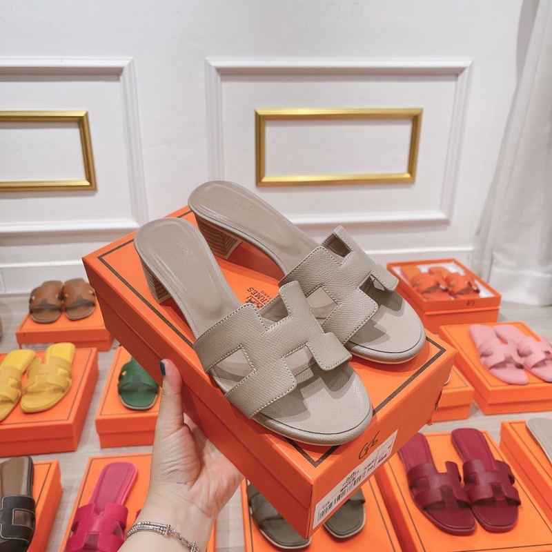 Guốc hm gót trụ dáng basic hot hit fullbox