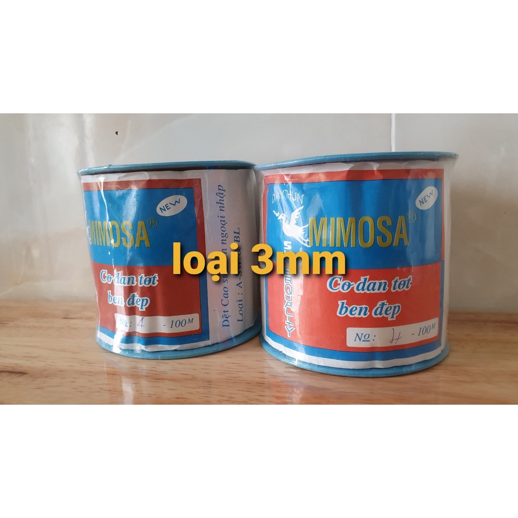 Cuộn thun luồn  3mm / 5mm /10mm  làm dây cột tóc scrunchie 100 mét