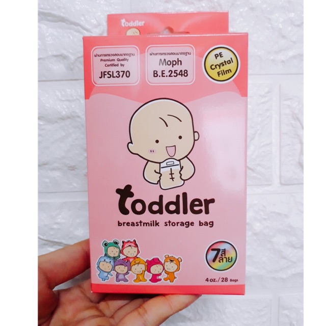 Túi trữ sữa Mini Toddler ( 28 túi có 7 màu)