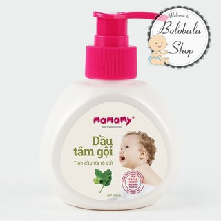 Dầu Tắm Gội Thiên Nhiên Mamamy 150ml - hàng tặng