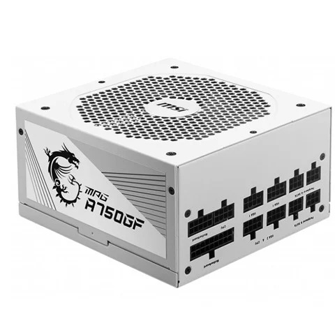 Nguồn MSI MPG A750GF 750W 80 Plus Gold - WHITE mới chính hãng bảo hành 10 năm