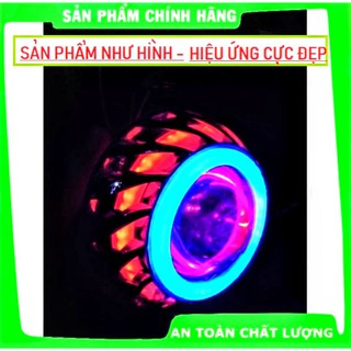 ĐÈN PHA LỐC  XOÁY SIÊU SÁNG HIỆU ỨNG CỰC ĐẸP ĐỒ CHƠI XE MÁY