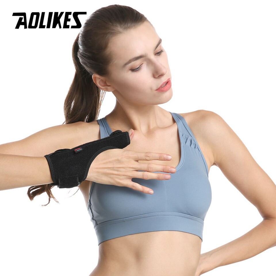 Nẹp khớp ngón tay cái hỗ trợ khi bị bong gân ngón tay bảo vệ cổ tay Sport wrist protector Aolikes TC-1677