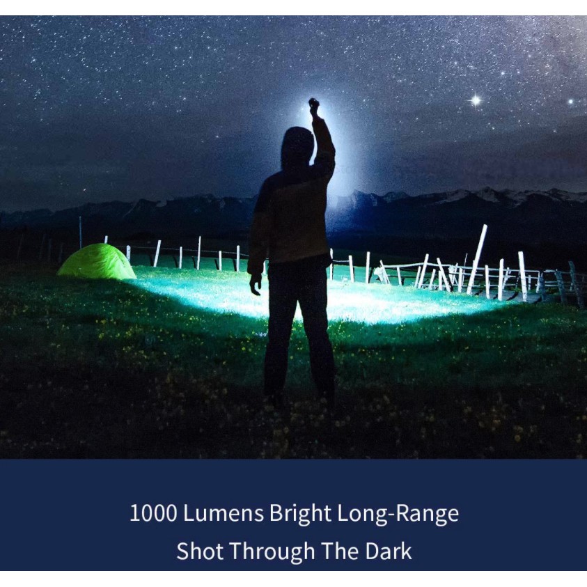 Đèn pin đa năng Nextool NE20030 siêu sáng 1000 lumen, 6 tính năng trong 1 (hàng Xiaomi Youpin phân phối)