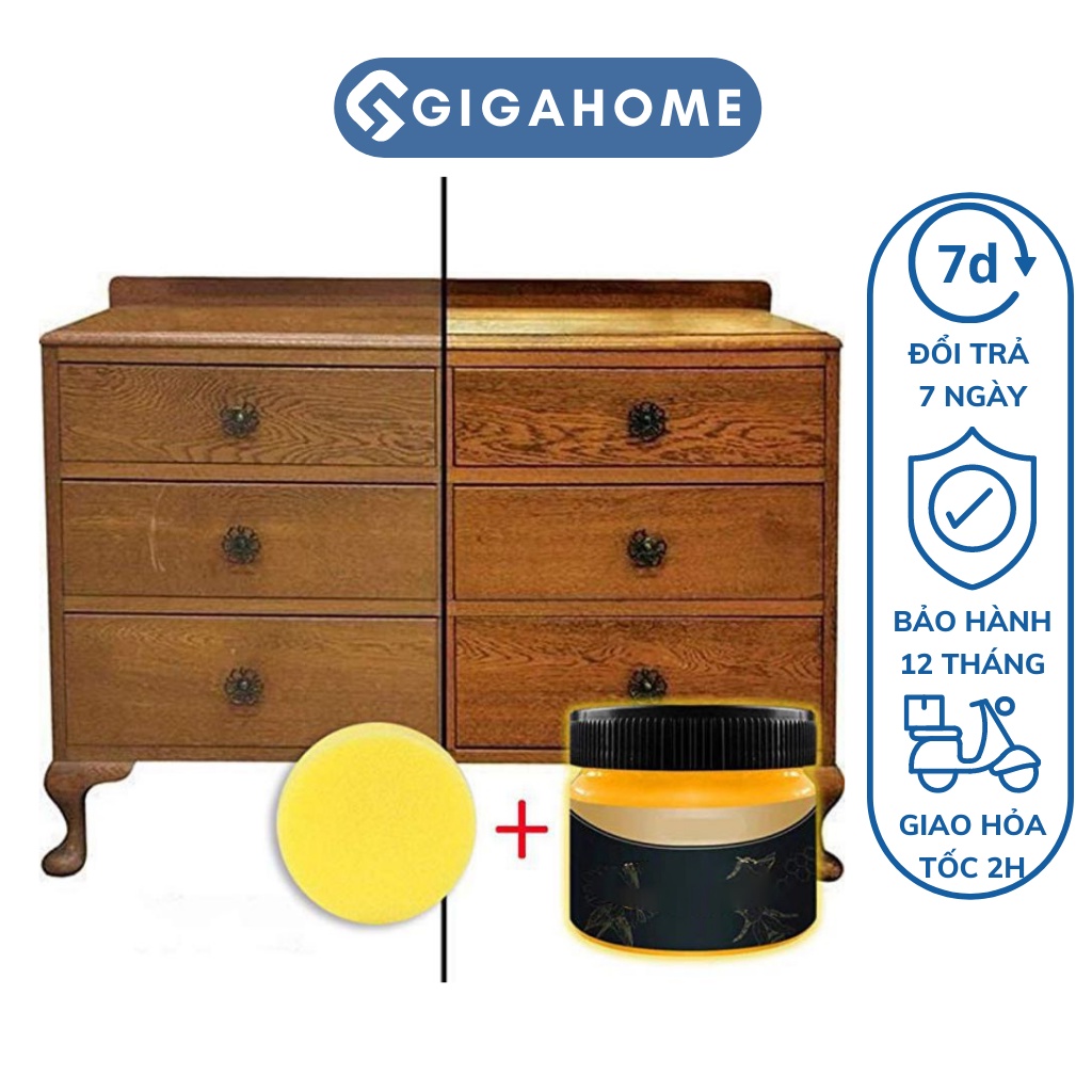 Sáp Ong GIGAHOME Đánh Bóng Sàn Gỗ, Vệ Sinh Nội Thất Chống Thấm Nước 9166