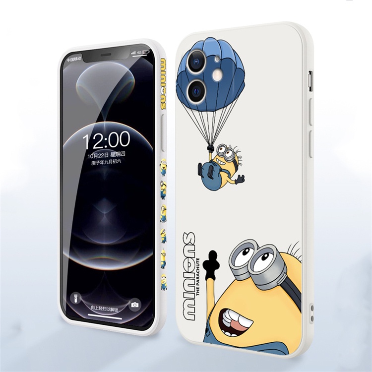 Ốp Điện Thoại TPU Dẻo Họa Tiết Hoạt Hình Minion Dễ Thương Cho iPhone 14 Pro Max 14 / Plus