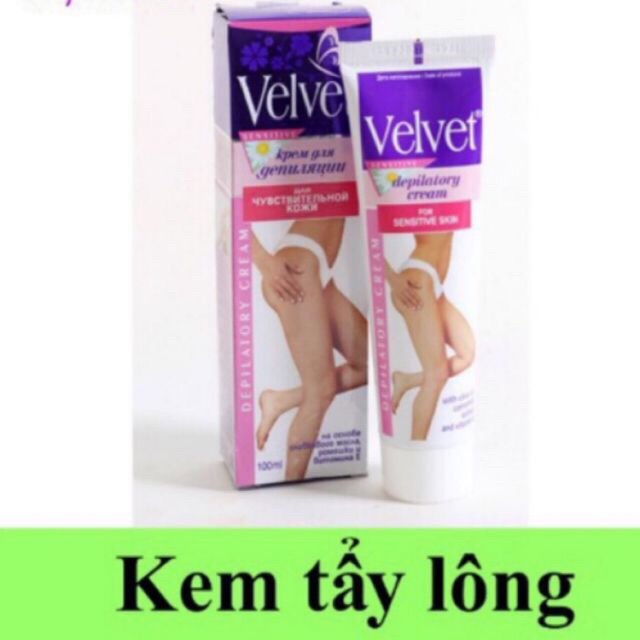 Kem tẩy lông Velvet