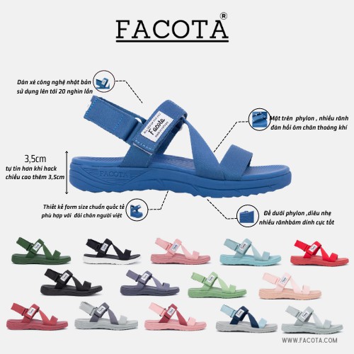 Giày Sandal Nữ thể thao Facota V3-SORENTO NN13