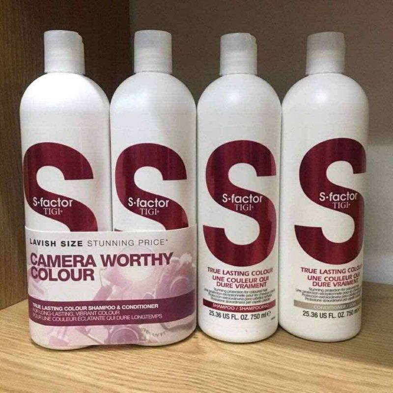 Dầu gội đầu Tigi S-factor 750ml giúp phục hồi tóc hư tổn