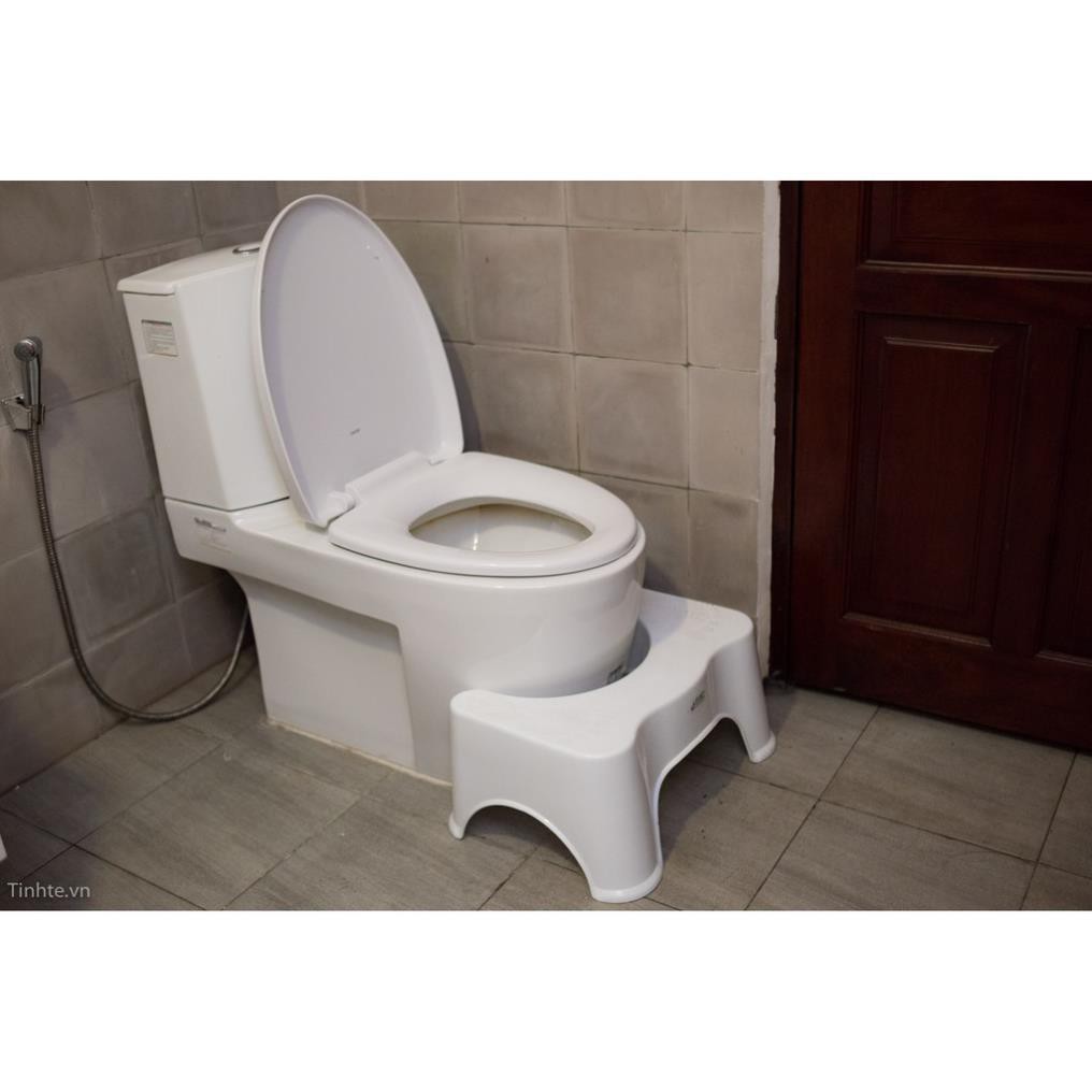 Ghế kê chân toilet ghế ngồi chống táo bón, cho trẻ để chân khi đi vệ sinh chống táo Notoro Nhật Bản