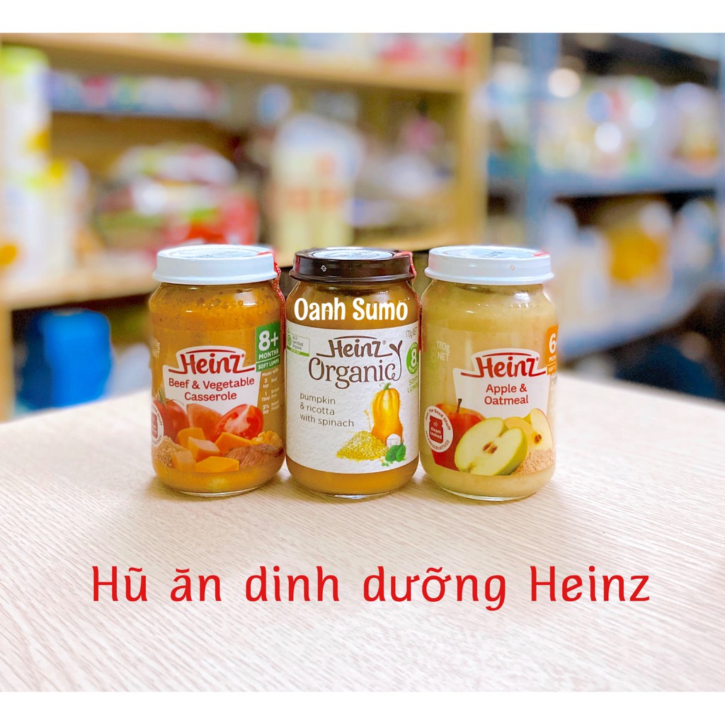 Hũ ăn dinh dưỡng Heinz Úc 170gr (Date 11/2022)