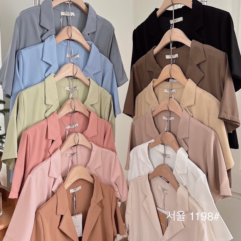 Áo vest cộc tay 2 túi