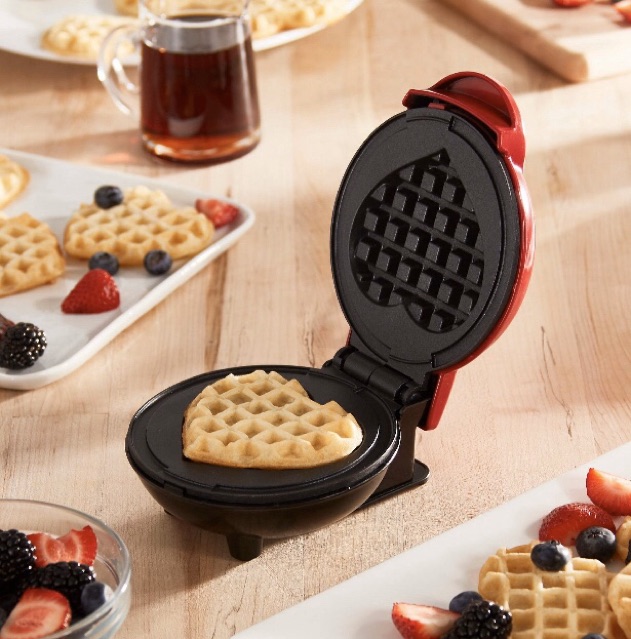 Máy làm bánh Waffle mini hình trái tim