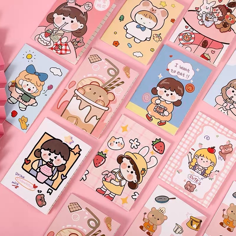 Vở Kẻ Ngang, Sổ Tay Học Sinh A5 Mẫu Mới Cute Hình Ngẫu Nhiên