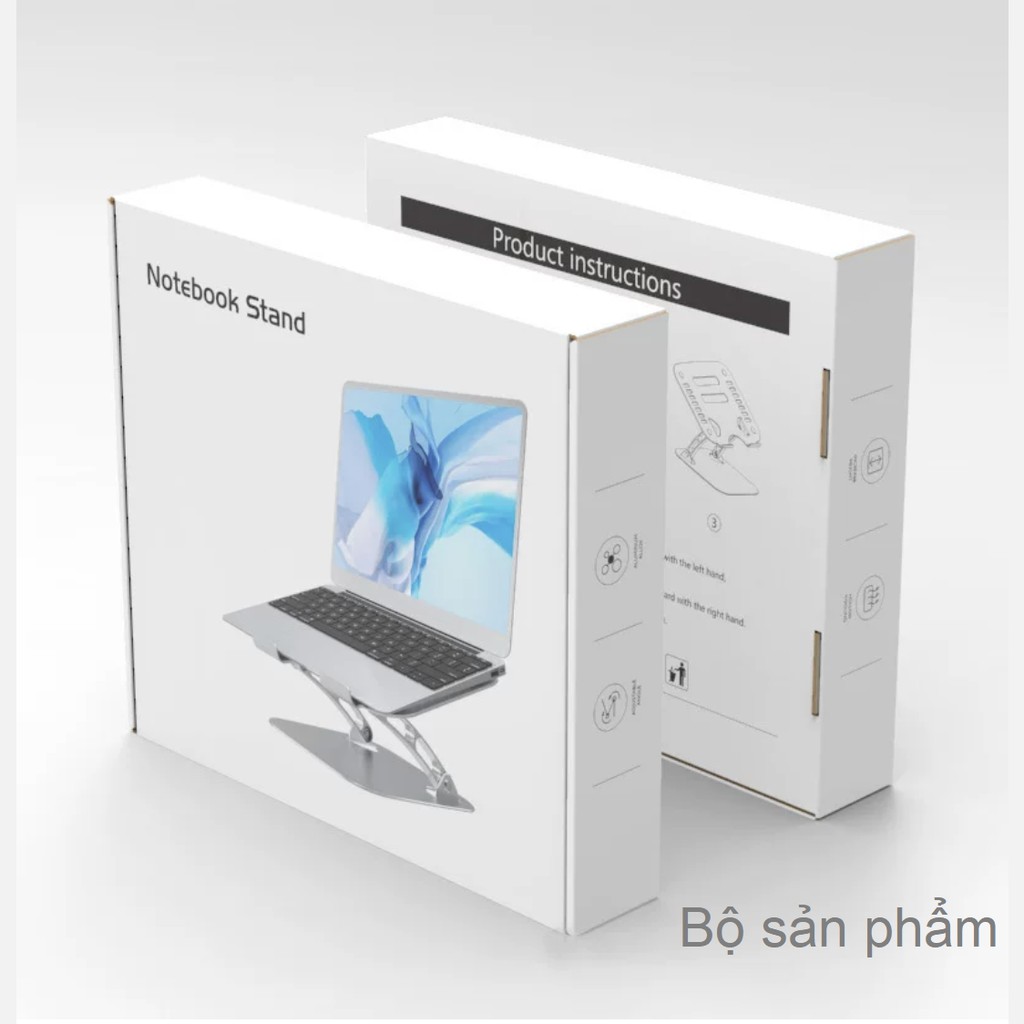 Giá Đỡ Máy Tính, Laptop, iPad, Macbook Hợp Kim Nhôm, tản nhiệt, chống mỏi cổ vai gáy T602 | BigBuy360 - bigbuy360.vn