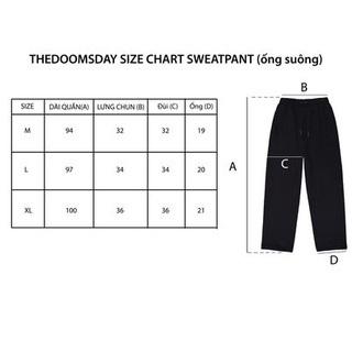 TDD®️ PRESENT SWEATPANTS (QUẦN ỐNG SUÔNG)