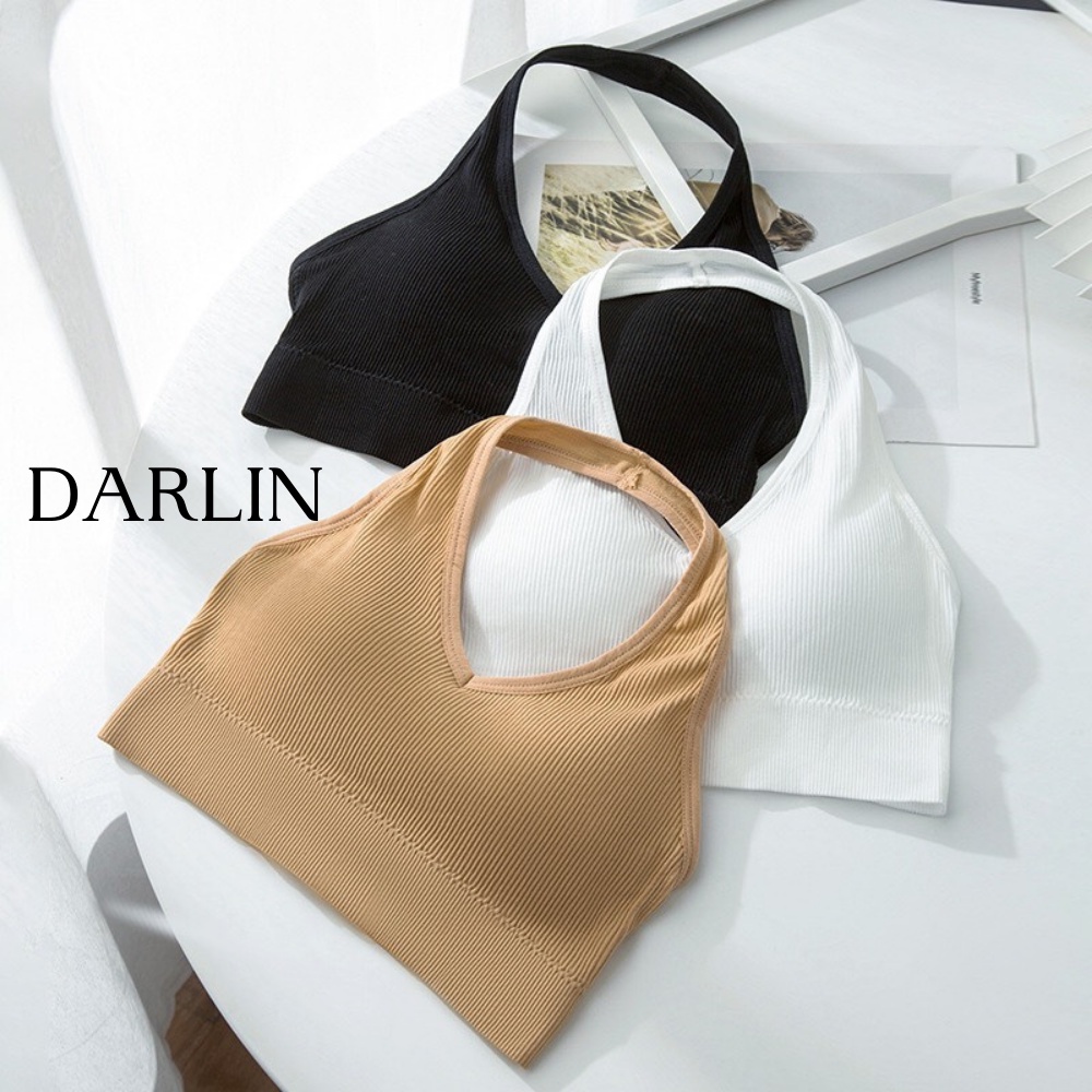 Áo Yếm Hở Lưng BONBIKINI Bra top Có Mút Đệm Thun Gân Sexy Nhảy Đi Biển Chơi Tập Gym Yoga