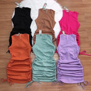 Đầm sát nách thun borip ôm body cao cấp chuẩn hàng shopT