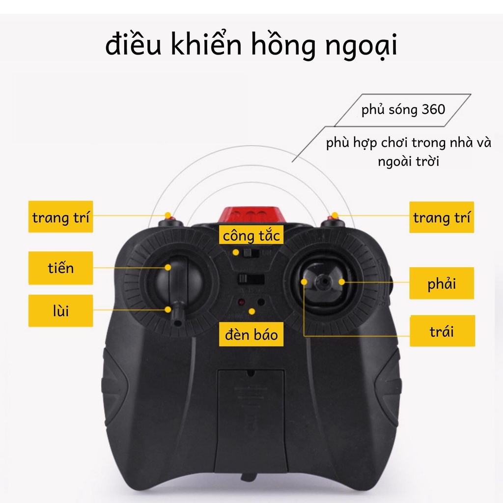 Máy bay điều khiển từ xa khung kim loại kèm dây sạc pin cao cấp - máy bay trực thăng điều khiển cho bé BOBIKIDS MB01