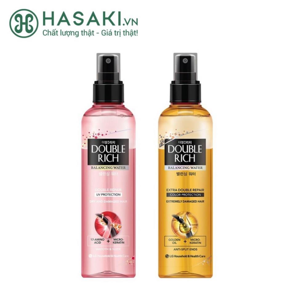 Nước Dưỡng Tóc Double Rich Chuyên Sâu Balancing Water Double Repair 120ml A7