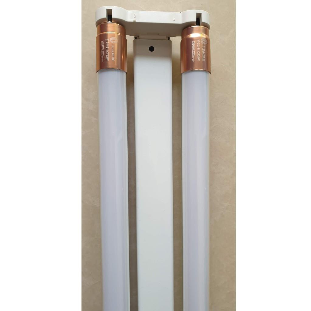[SALE] Bộ led đôi 1m2 64w siêu sáng (1 máng &amp; 2 bóng)