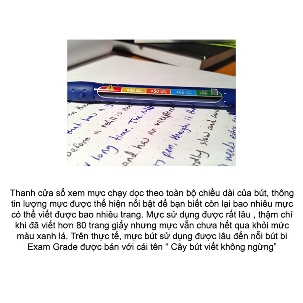 Combo hộp 10 cây bút bi STABILO Exam Grade 588F Nét 0.7mm