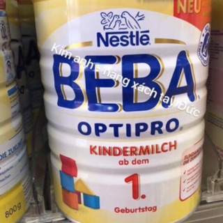 Sữa beba optipro kindermilch đức hộp giấy số 1