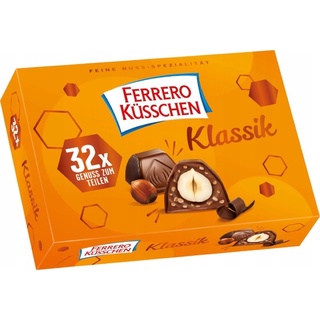 SOCOLA FERRERO KUSSCHEN NHÂN HẠT DẺ 284G (32 VIÊN)