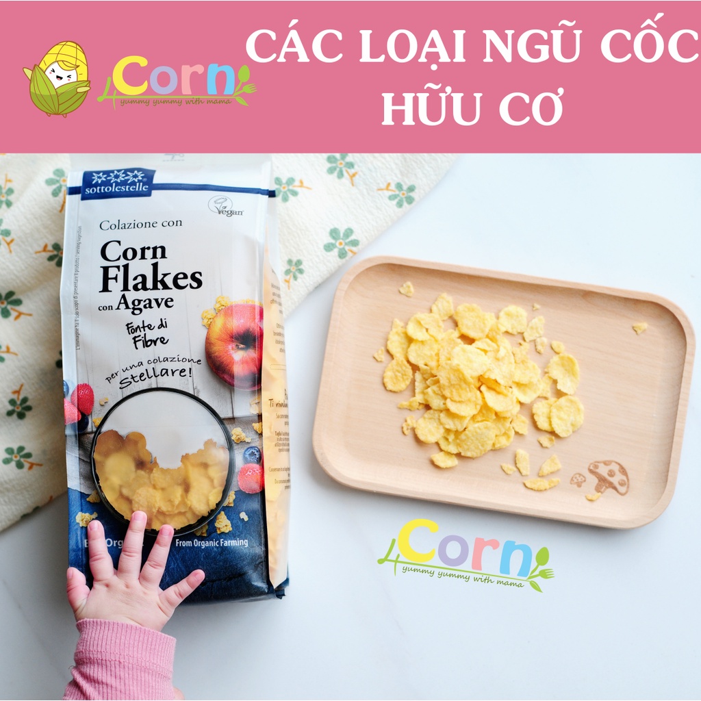 Các loại NGŨ CỐC hữu cơ (trái cây, socola, bắp, hỗn hợp) - Cho bé 6m+