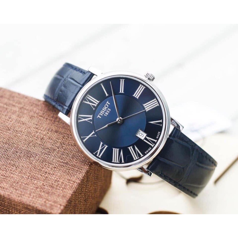 Đồng hồ nam Tis.sot Carson Premium Quartz Blue Dial T122.410.16.043.00 (T1224101604300) dành cho NAM .