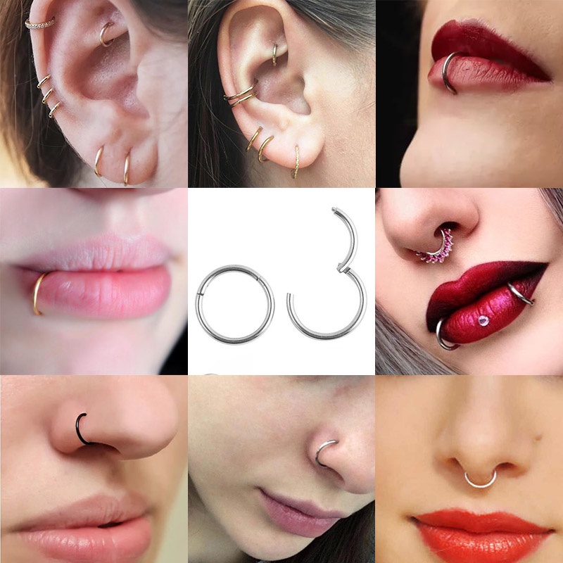 Khuyên Mũi / Tai / Môi / Sụn Bằng Titan Chất Lượng Cao