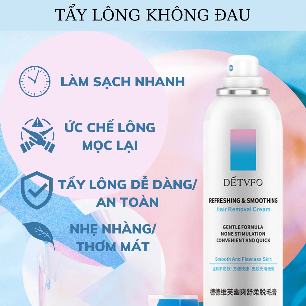 Kem triệt lông, Kem tẩy lông ,an toàn tuyệt đối ,giúp giữ ẩm và không gây đau rát cho da TIME HOME