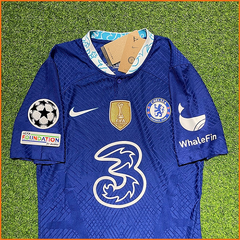 Áo Chelsea xanh sân nhà 2022-2023 bản PLAYER Issue BODY fit cao cấp Thái Lan