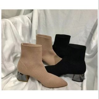 Bốt len cổ cao -ly kho giày xinh