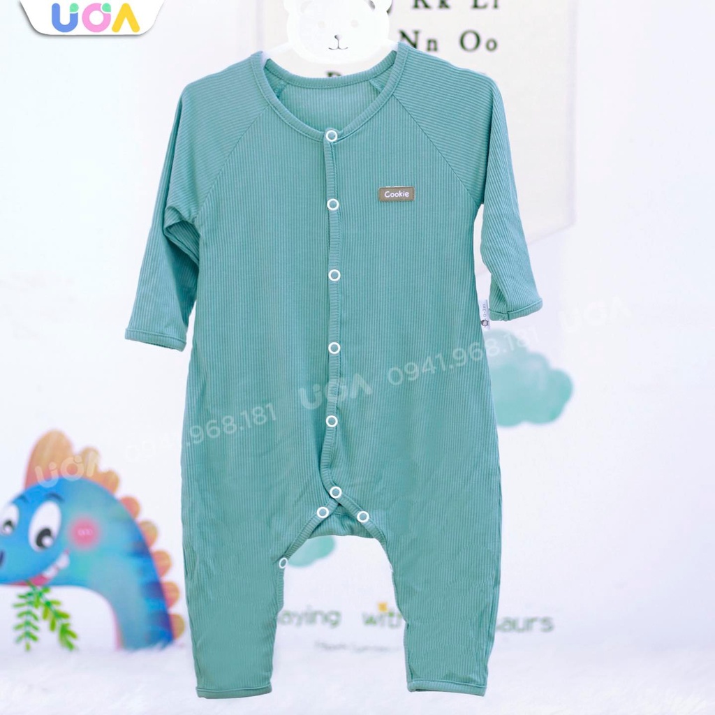 Bộ Bodysuit Dài Tay Cookie Cài Giữa Cho Bé Từ Sơ Sinh Đến 12 Tháng